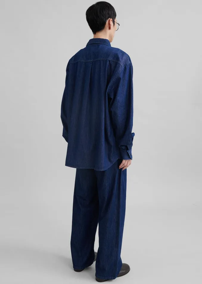 Tanner Denim Shirt 8211 Raw Wash Men The Frankie Shop Clothing