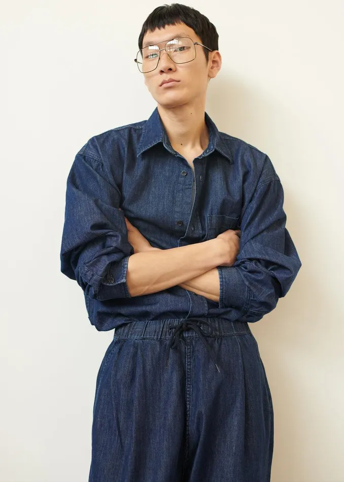 Tanner Denim Shirt 8211 Raw Wash Men The Frankie Shop Clothing