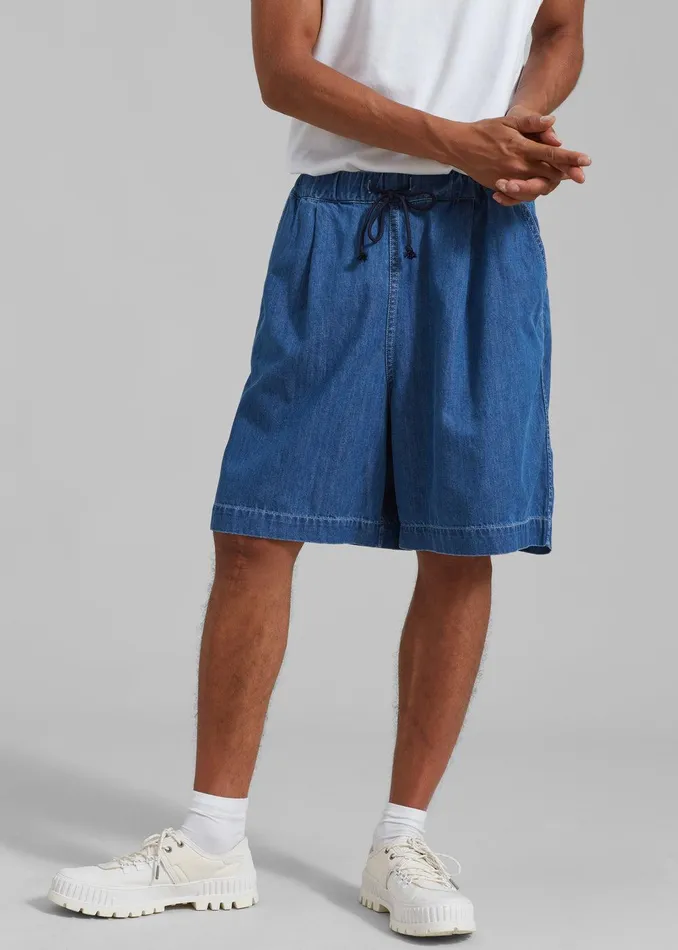 Tanner Denim Shorts 8211 Medium Wash Men The Frankie Shop Clothing