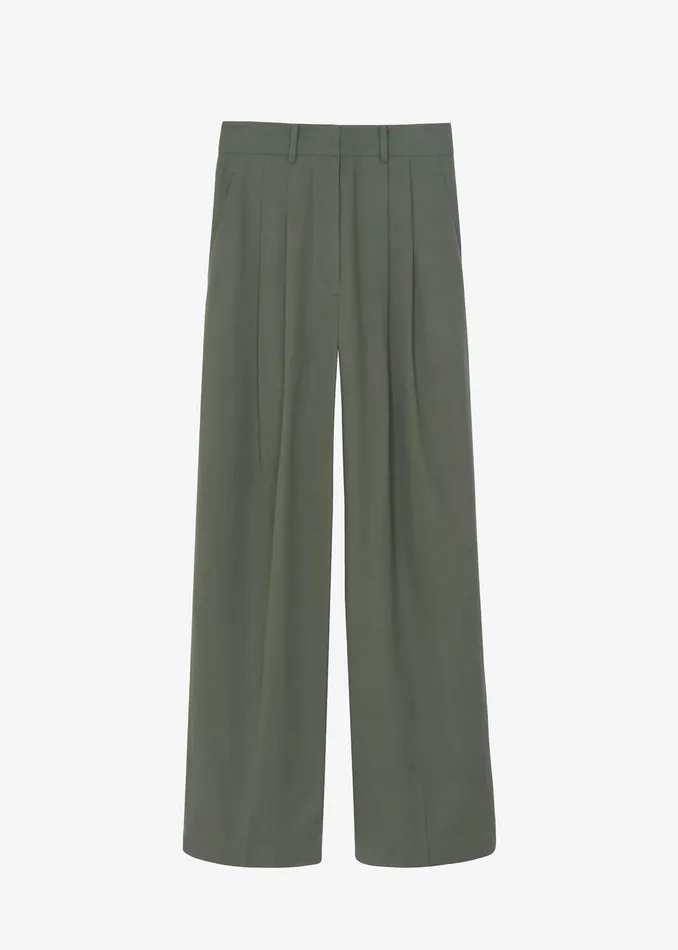 Tansy Cotton Pants 8211 Olive Women The Frankie Shop Clothing