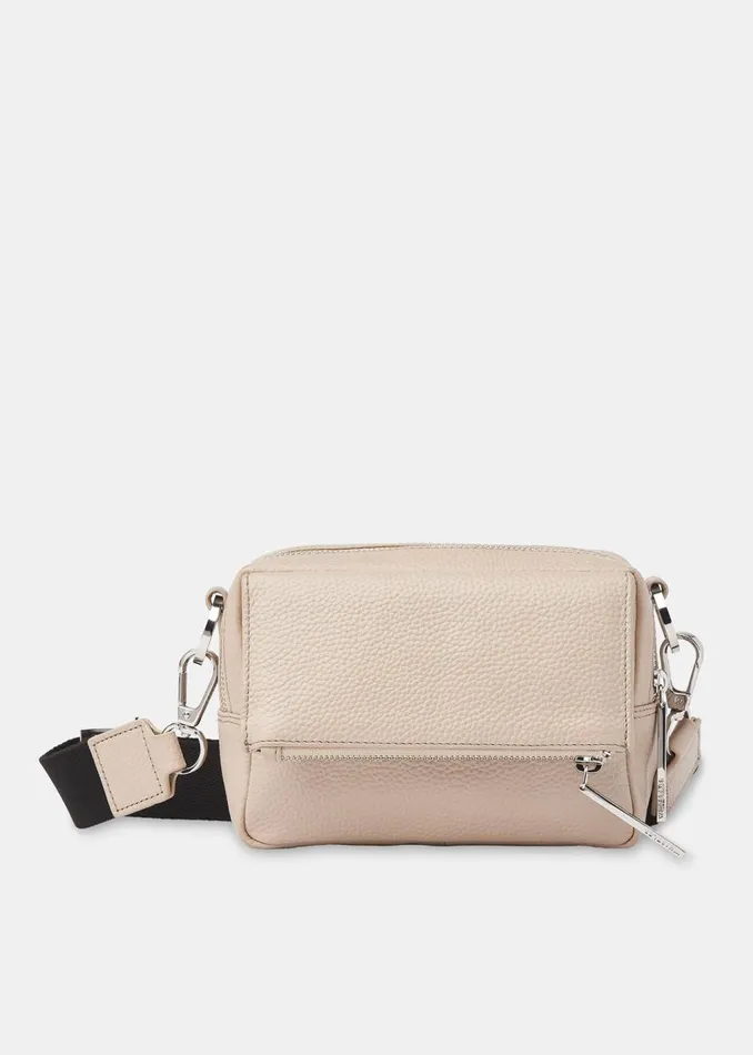 Taupe Bibi Crossbody Bag Women Whistles Leather