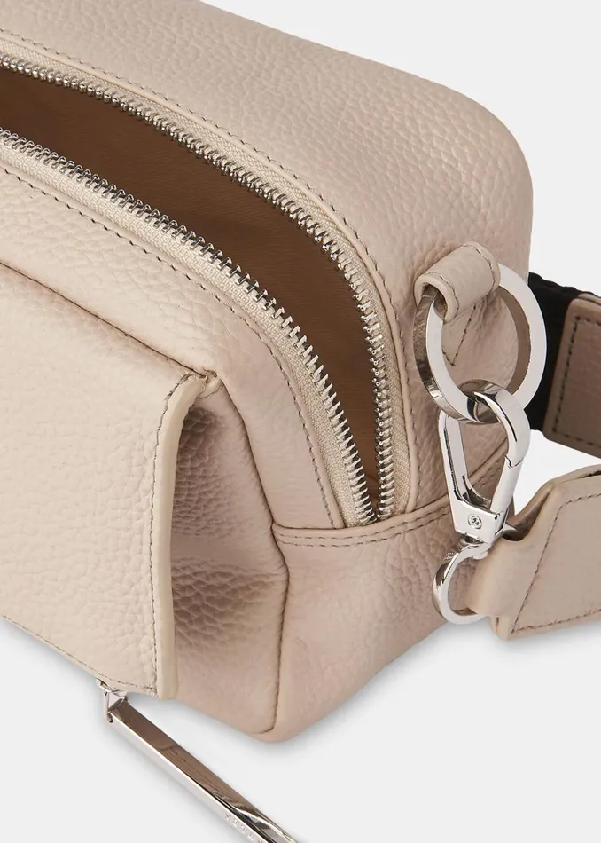 Taupe Bibi Crossbody Bag Women Whistles Leather