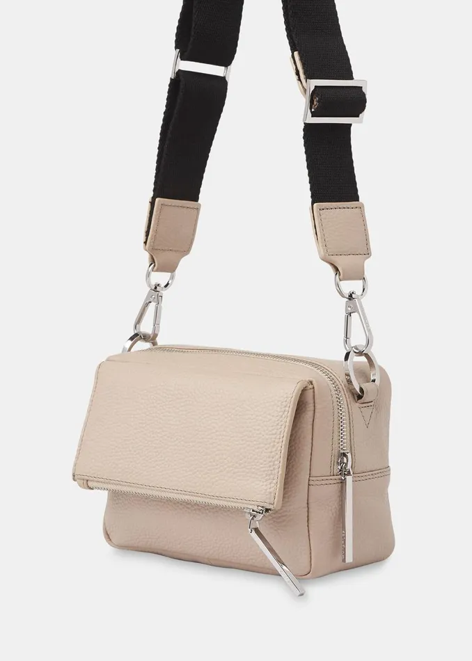 Taupe Bibi Crossbody Bag Women Whistles Leather