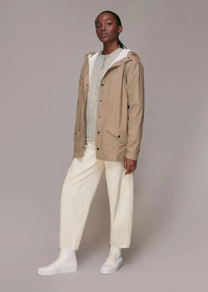 Taupe Rains Jacket Women Whistles Coats and Jackets
