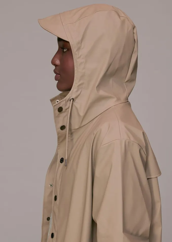 Taupe Rains Jacket Women Whistles Coats and Jackets