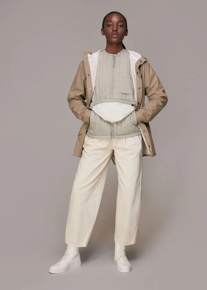 Taupe Rains Jacket Women Whistles Coats and Jackets