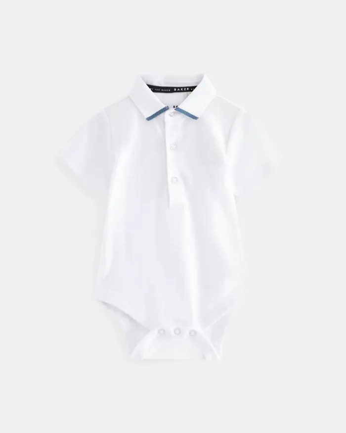 Ted Baker Baby Kids GHEORGH 8211 Puppytooth Dungaree And Polo Set Navy Ted Baker Baby Kids GHEORGH 8211 Puppytooth Dungaree And Polo Set Navy