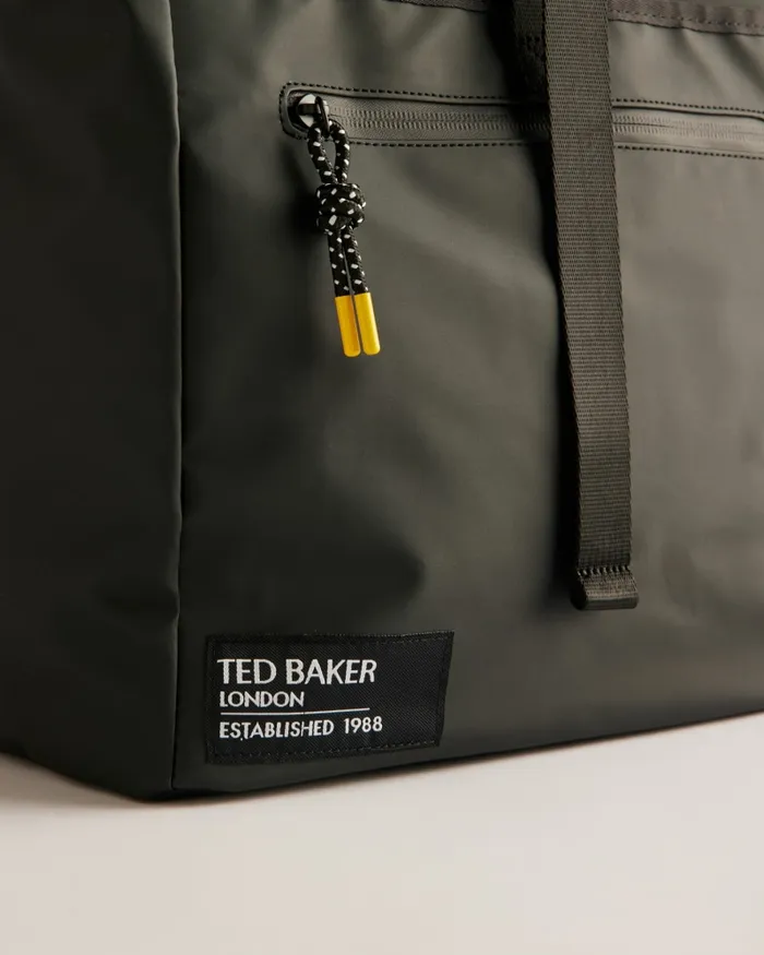 Ted Baker Backpacks Men CLIME 8211 Rubberised Rolltop Backpack Jetblack Ted Baker Backpacks Men CLIME 8211 Rubberised Rolltop Backpack Jetblack