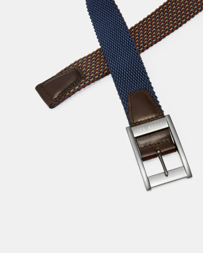 Ted Baker Belts Men COLUMM 8211 Reversible Elastic Belt Orange