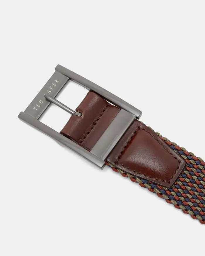 Ted Baker Belts Men COLUMM 8211 Reversible Elastic Belt Orange Ted Baker Belts Men COLUMM 8211 Reversible Elastic Belt Orange