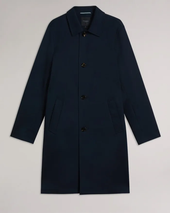 Ted Baker Coats and Jackets Men CAPEL 8211 House Check Lined Mac Navy