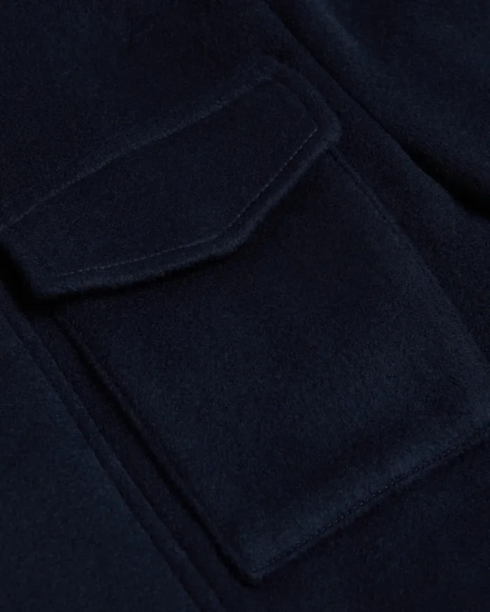 Ted Baker Coats and Jackets Men KNOWL 8211 Funnel Neck Wool Field Jacket Navy Ted Baker Coats and Jackets Men KNOWL 8211 Funnel Neck Wool Field Jacket Navy