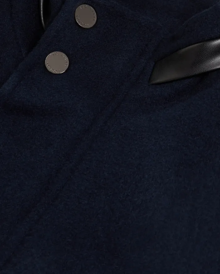 Ted Baker Coats and Jackets Men KNOWL 8211 Funnel Neck Wool Field Jacket Navy Ted Baker Coats and Jackets Men KNOWL 8211 Funnel Neck Wool Field Jacket Navy