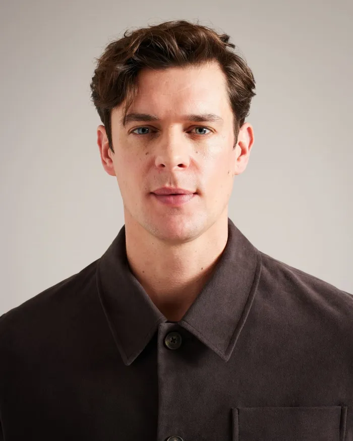Ted Baker Coats and Jackets Men RUFUSJ 8211 Button Through Moleskin Jacket Dark Brown Ted Baker Coats and Jackets Men RUFUSJ 8211 Button Through Moleskin Jacket Dark Brown