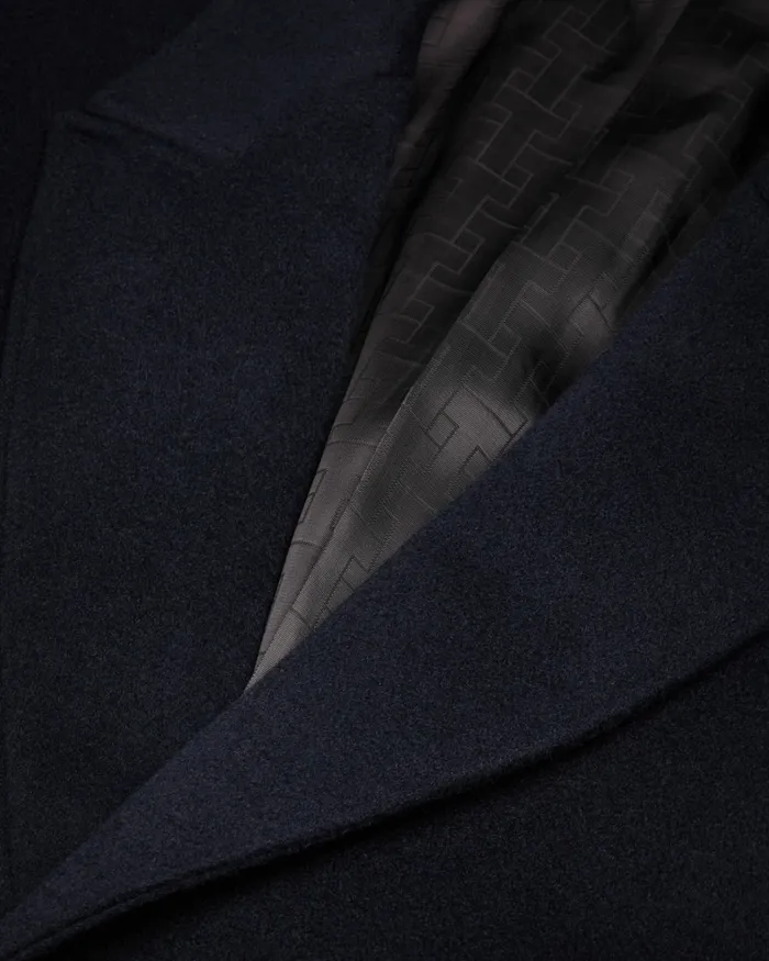 Ted Baker Coats and Jackets Men WILDING 8211 Wool Blend Overcoat Navy Ted Baker Coats and Jackets Men WILDING 8211 Wool Blend Overcoat Navy