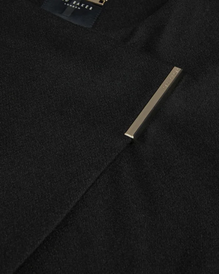 Ted Baker Coats and Jackets Women VALARIY 8211 Melton Wool Cape Black Ted Baker Coats and Jackets Women VALARIY 8211 Melton Wool Cape Black