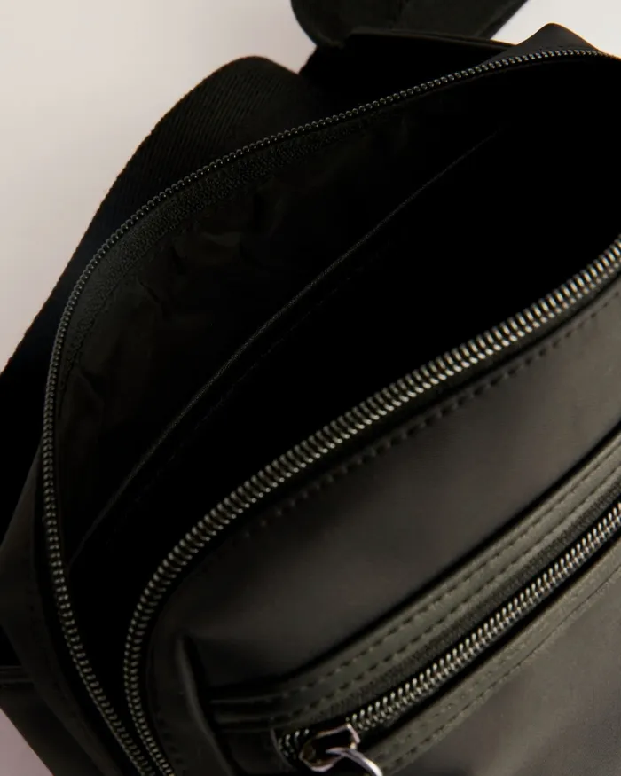 Ted Baker Cross Body Bags Men HANWELL 8211 Nylon Belt Bag Black