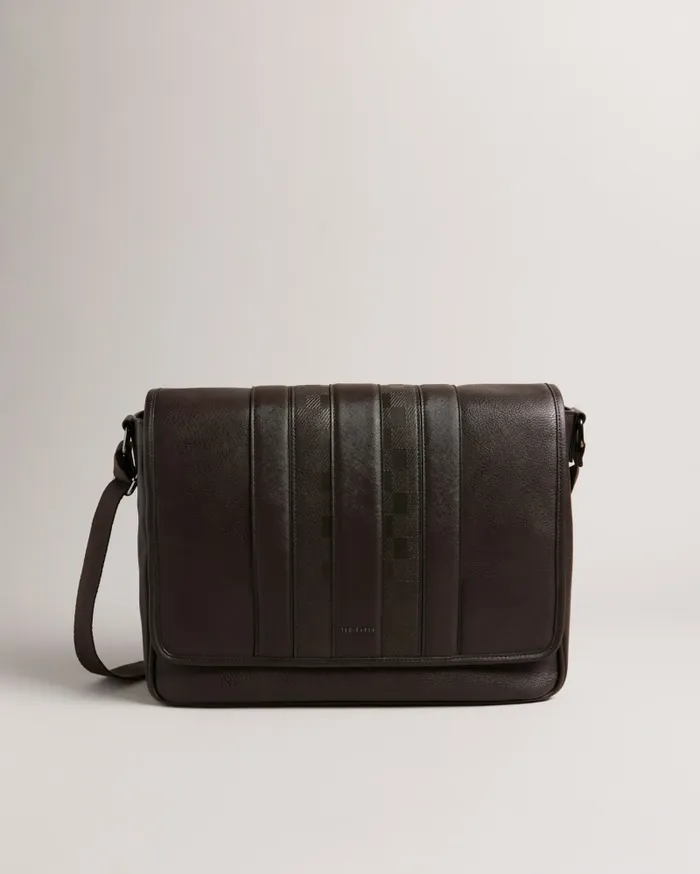 Ted Baker Cross Body Bags Men WAYVON 8211 House Check PU Messenger Bag Brownchocolate Ted Baker Cross Body Bags Men WAYVON 8211 House Check PU Messenger Bag Brownchocolate