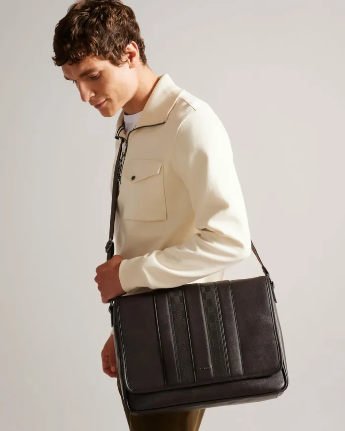 Ted Baker Cross Body Bags Men WAYVON 8211 House Check PU Messenger Bag Brownchocolate Ted Baker Cross Body Bags Men WAYVON 8211 House Check PU Messenger Bag Brownchocolate