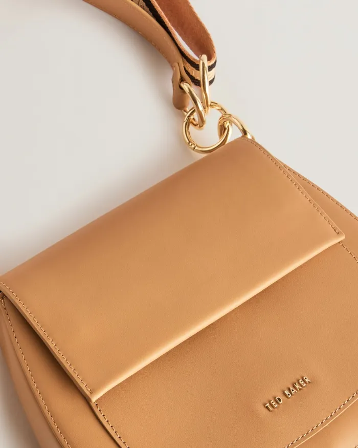 Ted Baker Crossbody Bags Women DARCELL 8211 Branded Webbing Satchel Cross Body Bag Taupe