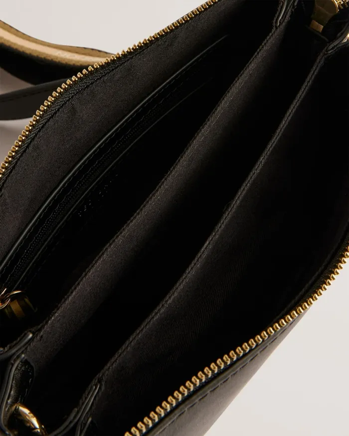 Ted Baker Crossbody Bags Women DARCEYY 8211 Branded Webbing Crossbody Bag Jetblack
