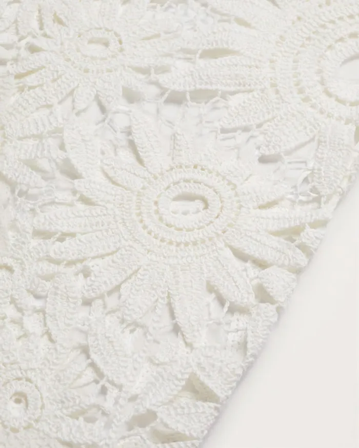 Ted Baker Dresses Women CORHA 8211 Floral Crochet Sleeveless Midi Dress Ivory Ted Baker Dresses Women CORHA 8211 Floral Crochet Sleeveless Midi Dress Ivory
