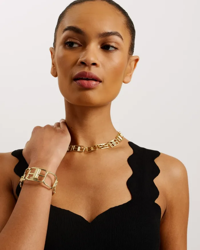 Ted Baker Dresses Women SHARMAY 8211 Scallop Detail Midi Knit Dress Black Ted Baker Dresses Women SHARMAY 8211 Scallop Detail Midi Knit Dress Black