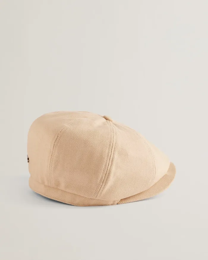 Ted Baker Hats and Caps Men ALICCS 8211 Herringbone Baker Boy Hat Stone Ted Baker Hats and Caps Men ALICCS 8211 Herringbone Baker Boy Hat Stone
