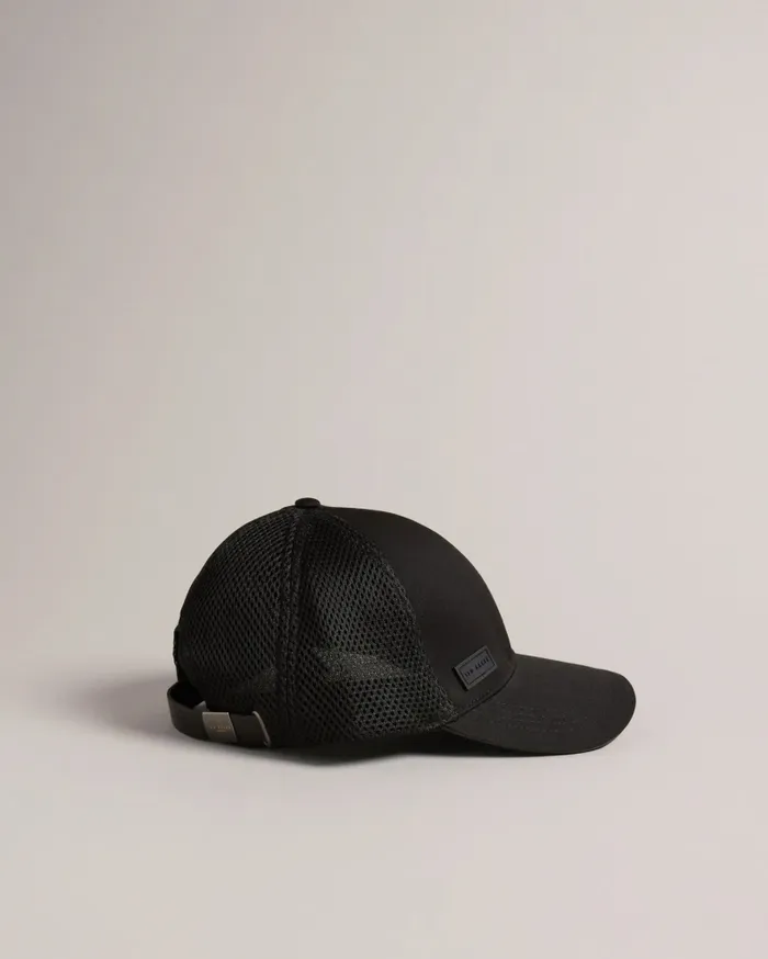 Ted Baker Hats and Caps Men ETHANNS 8211 Mesh Baseball Cap Black Ted Baker Hats and Caps Men ETHANNS 8211 Mesh Baseball Cap Black