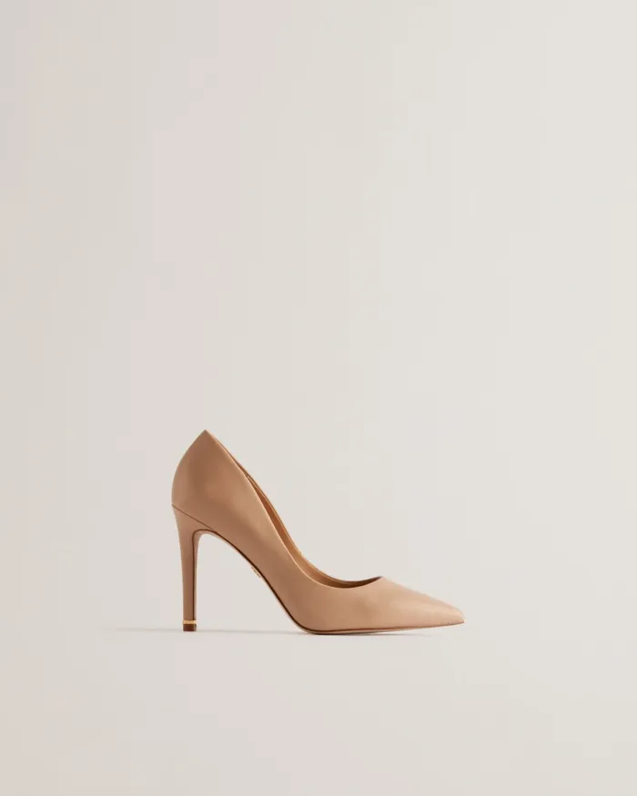 Ted Baker Heels Women CAARAA 8211 Court Shoes With Embellished Heel Beige Ted Baker Heels Women CAARAA 8211 Court Shoes With Embellished Heel Beige