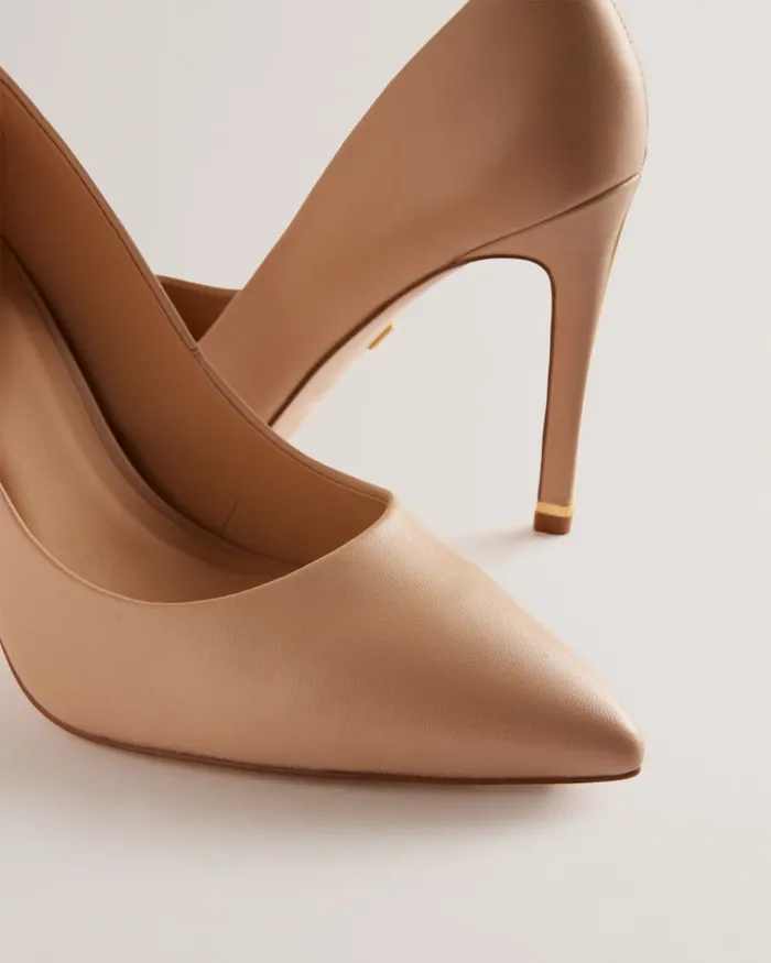 Ted Baker Heels Women CAARAA 8211 Court Shoes With Embellished Heel Beige Ted Baker Heels Women CAARAA 8211 Court Shoes With Embellished Heel Beige
