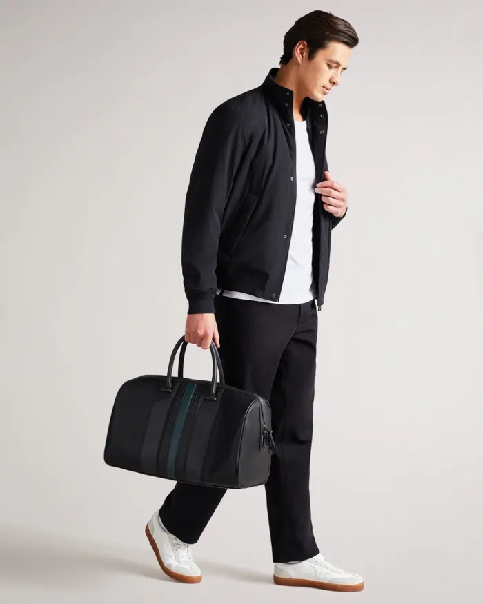 Ted Baker Holdalls and Weekend Bags Men EVYDAY 8211 Striped PU Holdall Black