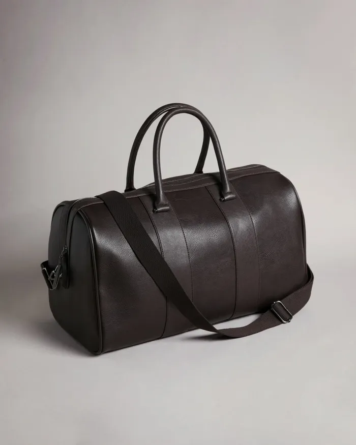Ted Baker Holdalls and Weekend Bags Men EVYDAY 8211 Striped PU Holdall Brownchocolate Ted Baker Holdalls and Weekend Bags Men EVYDAY 8211 Striped PU Holdall Brownchocolate