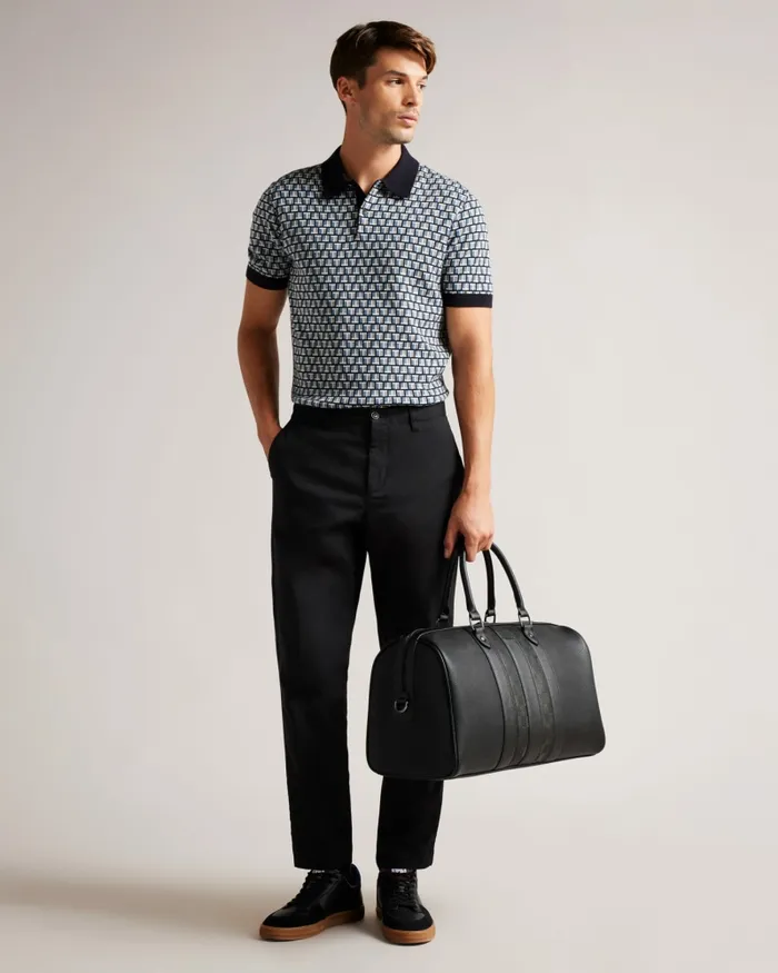 Ted Baker Holdalls and Weekend Bags Men WAYLIN 8211 House Check PU Holdall Black