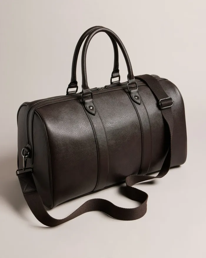 Ted Baker Holdalls and Weekend Bags Men WAYLIN 8211 House Check PU Holdall Brownchocolate Ted Baker Holdalls and Weekend Bags Men WAYLIN 8211 House Check PU Holdall Brownchocolate