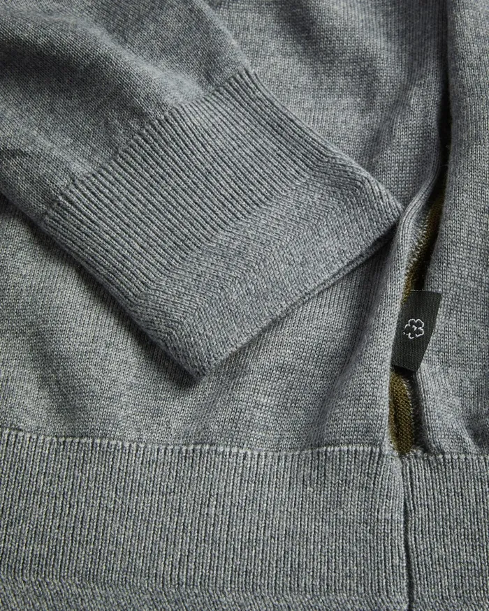 Ted Baker Jumpers and Knitwear Men CARDIFF 8211 Merino Wool Crew Neck Jumper Charcoal