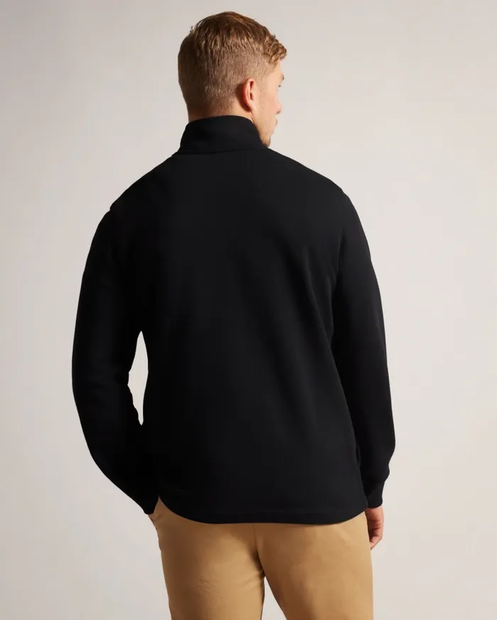 Ted Baker Jumpers and Knitwear Men KILBRN 8211 High Neck Sweatshirt Black Ted Baker Jumpers and Knitwear Men KILBRN 8211 High Neck Sweatshirt Black