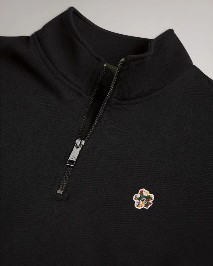 Ted Baker Jumpers and Knitwear Men KILBRN 8211 High Neck Sweatshirt Black Ted Baker Jumpers and Knitwear Men KILBRN 8211 High Neck Sweatshirt Black