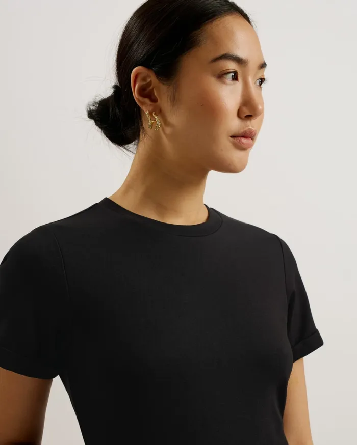 Ted Baker Jumpsuits and Playsuits Women PLARA 8211 Short Sleeve Belted Cargo Playsuit Black Ted Baker Jumpsuits and Playsuits Women PLARA 8211 Short Sleeve Belted Cargo Playsuit Black
