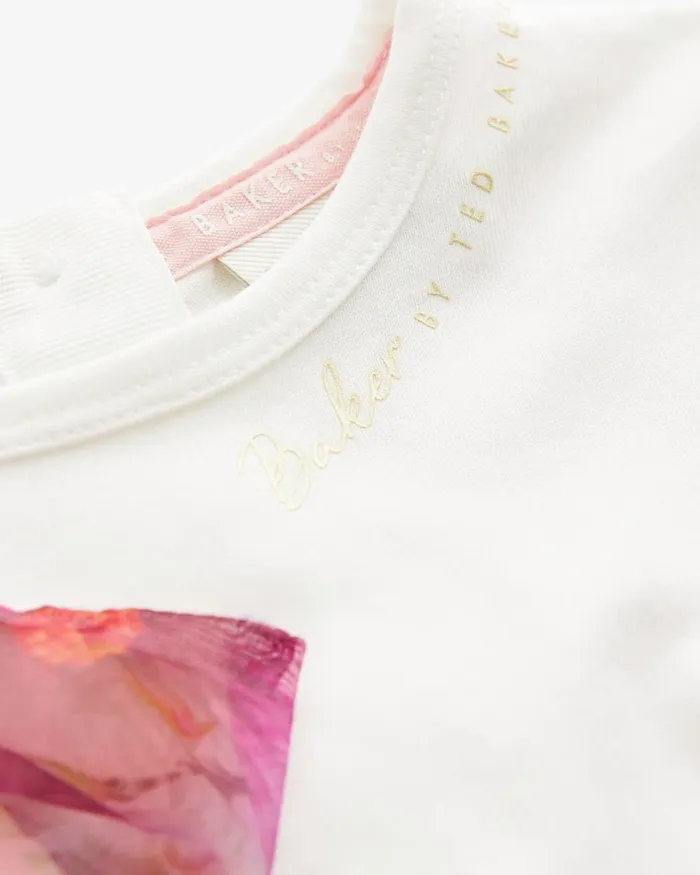 Ted Baker Playsuits and Sets Kids SCARLTE 8211 Organza Bow TShirt And Print Leggings Set Pink Ted Baker Playsuits and Sets Kids SCARLTE 8211 Organza Bow TShirt And Print Leggings Set Pink