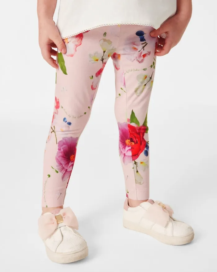 Ted Baker Playsuits and Sets Kids SCARLTE 8211 Organza Bow TShirt And Print Leggings Set Pink Ted Baker Playsuits and Sets Kids SCARLTE 8211 Organza Bow TShirt And Print Leggings Set Pink