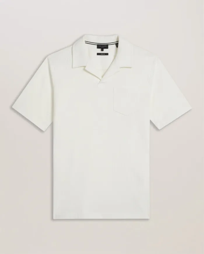 Ted Baker Polo Shirts Men ARKES 8211 Regular Fit Polo Shirt White