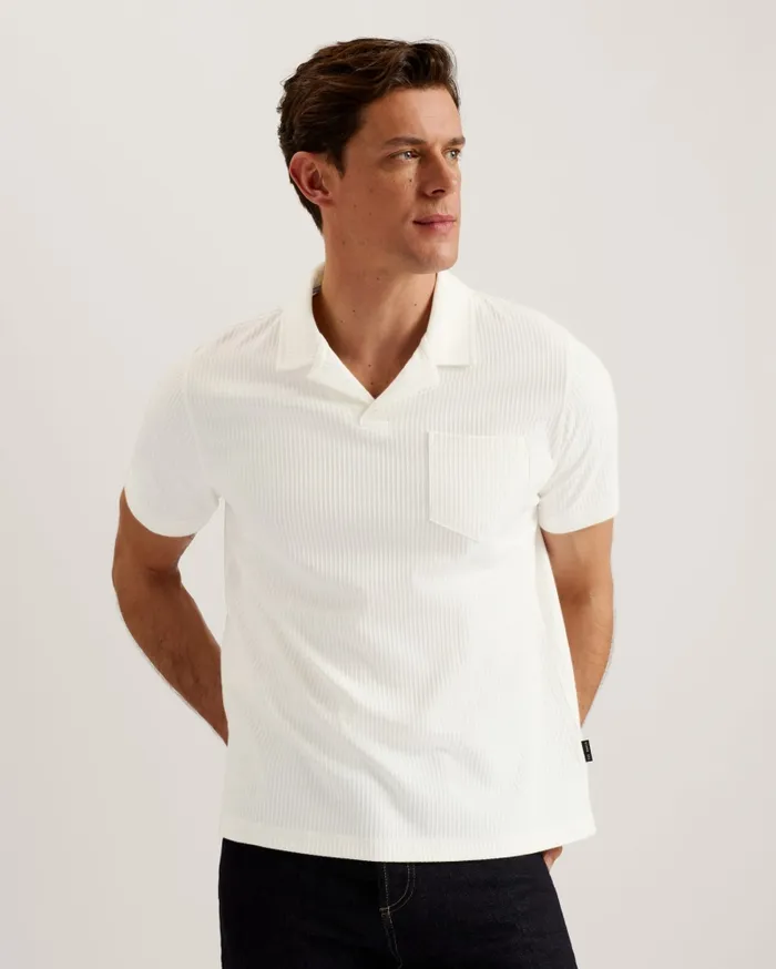 Ted Baker Polo Shirts Men ARKES 8211 Regular Fit Polo Shirt White Ted Baker Polo Shirts Men ARKES 8211 Regular Fit Polo Shirt White