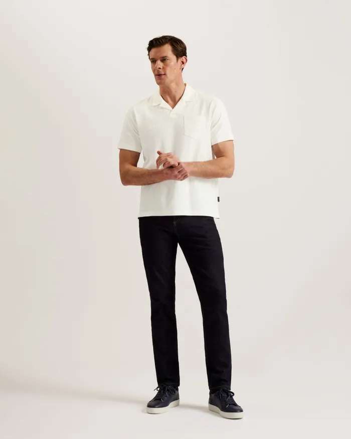 Ted Baker Polo Shirts Men ARKES 8211 Regular Fit Polo Shirt White Ted Baker Polo Shirts Men ARKES 8211 Regular Fit Polo Shirt White