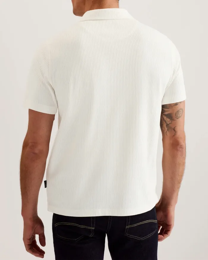 Ted Baker Polo Shirts Men ARKES 8211 Regular Fit Polo Shirt White Ted Baker Polo Shirts Men ARKES 8211 Regular Fit Polo Shirt White