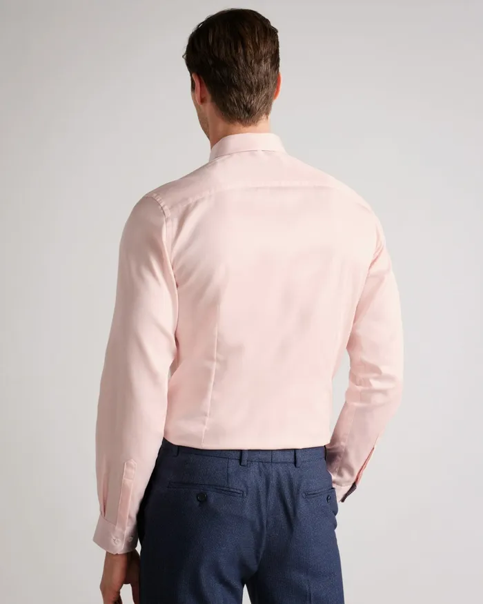 Ted Baker Shirts Men MAELOSS 8211 Long Sleeve Slim Fit Shirt Pale Pink Ted Baker Shirts Men MAELOSS 8211 Long Sleeve Slim Fit Shirt Pale Pink