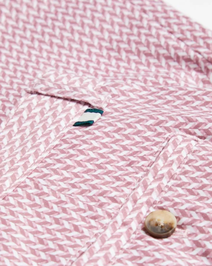 Ted Baker Shorts Men DULWICK 8211 Geometric Print Chino Shorts Medium Pink Ted Baker Shorts Men DULWICK 8211 Geometric Print Chino Shorts Medium Pink