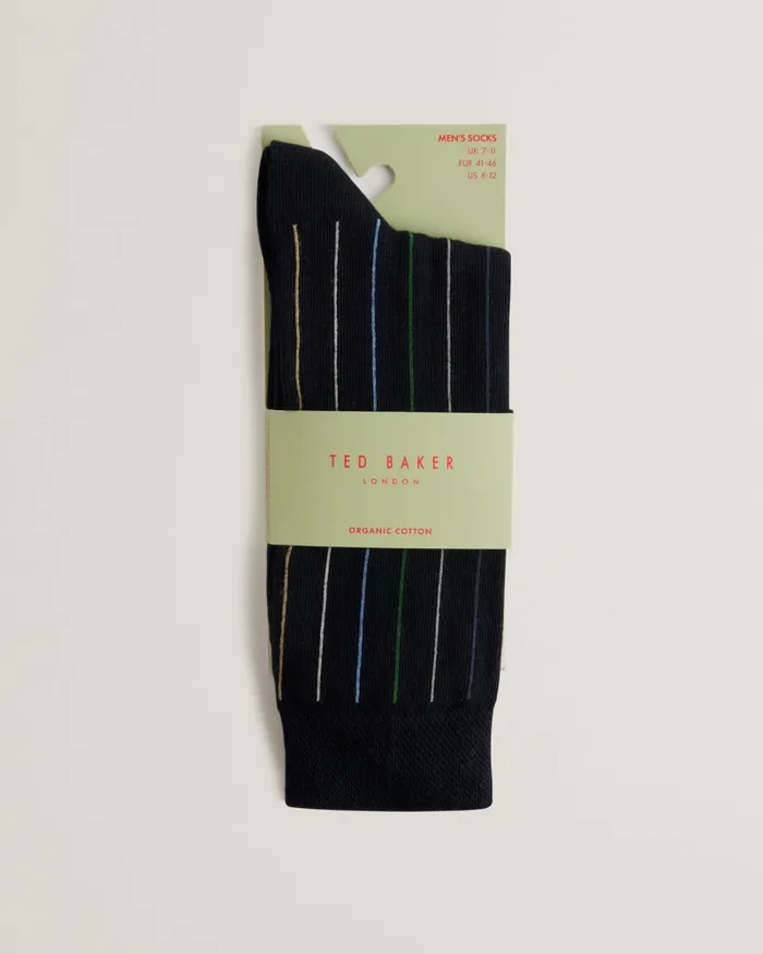 Ted Baker Socks Men SOKKTHR 8211 Vertical Pin Stripe Socks Navy Ted Baker Socks Men SOKKTHR 8211 Vertical Pin Stripe Socks Navy