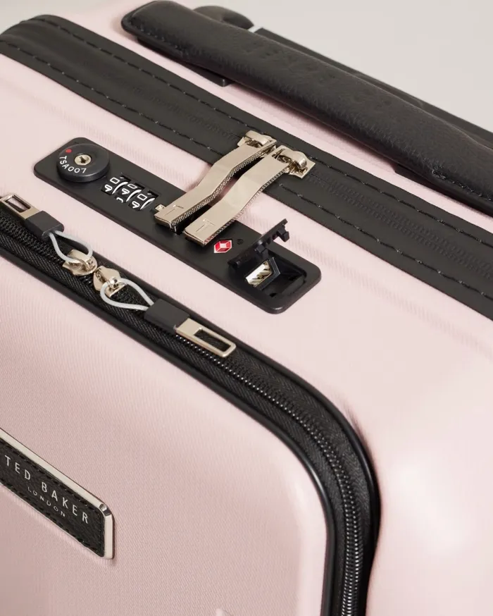 Ted Baker Suitcases and Travel Bags Women CHROMA 8211 Small Flying Colours Suitcase With Front Pocket Pink Ted Baker Suitcases and Travel Bags Women CHROMA 8211 Small Flying Colours Suitcase With Front Pocket Pink