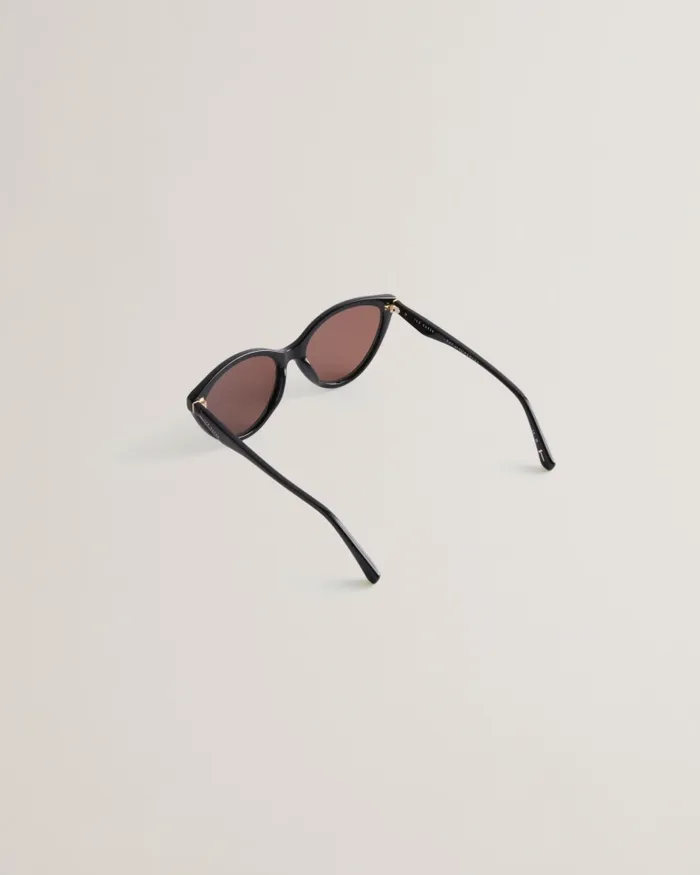 Ted Baker Sunglasses Women MAYSEY 8211 Cat Eye Acetate Frame Sunglasses Black